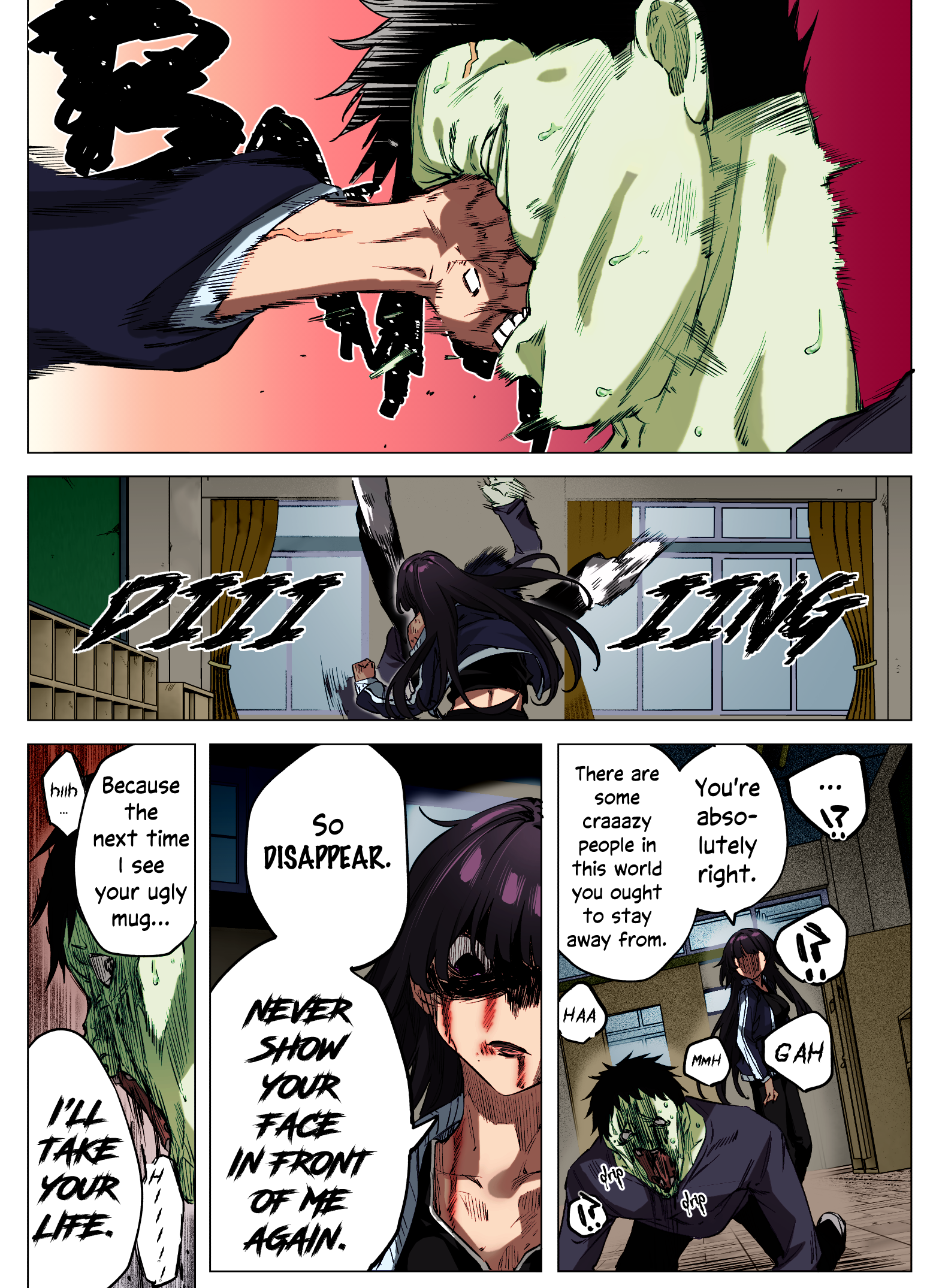 I Thought She Was a Yandere, but Apparently She's Even Worse (Colored)