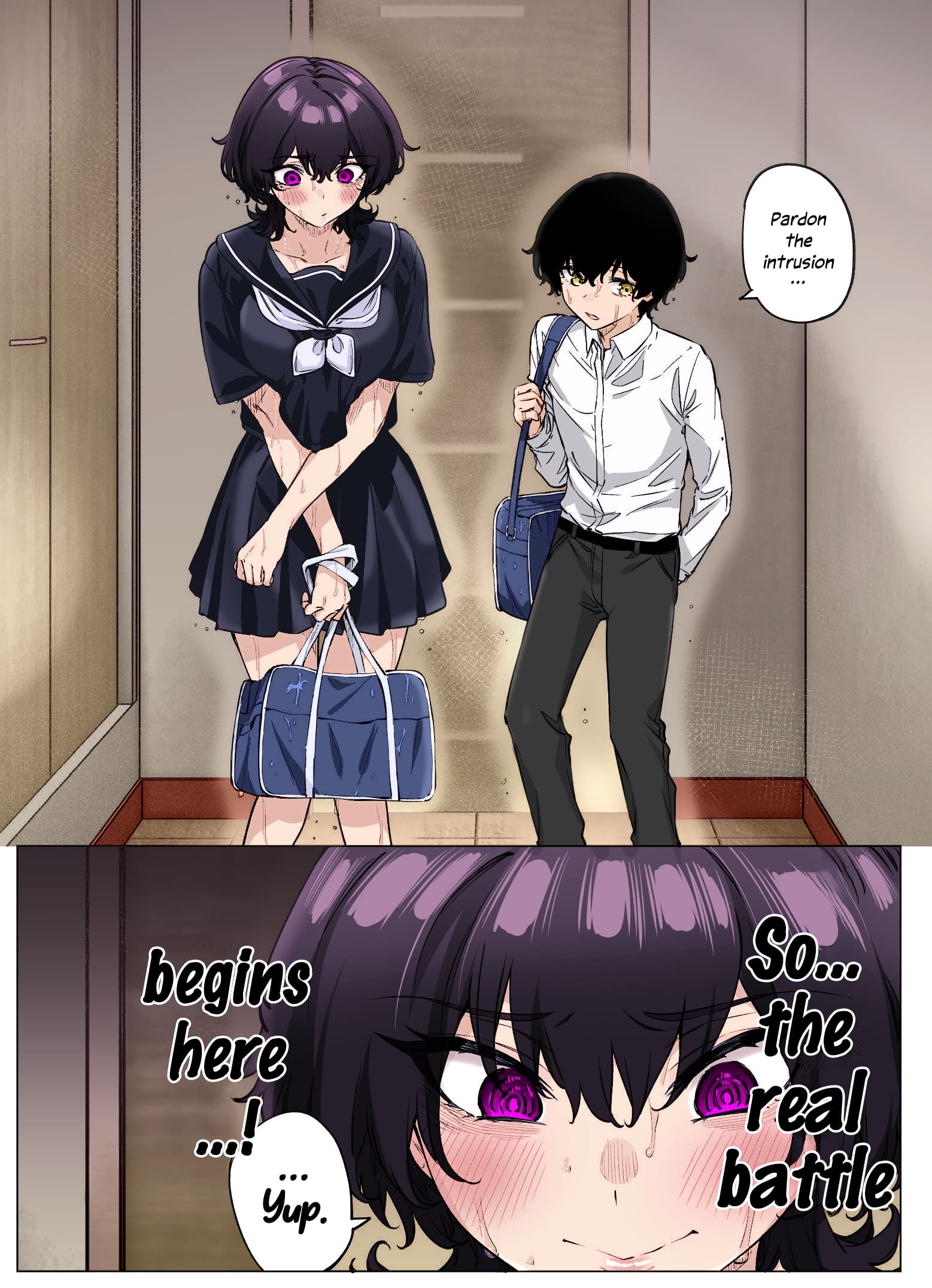 I Thought She Was a Yandere, but Apparently She's Even Worse (Colored)