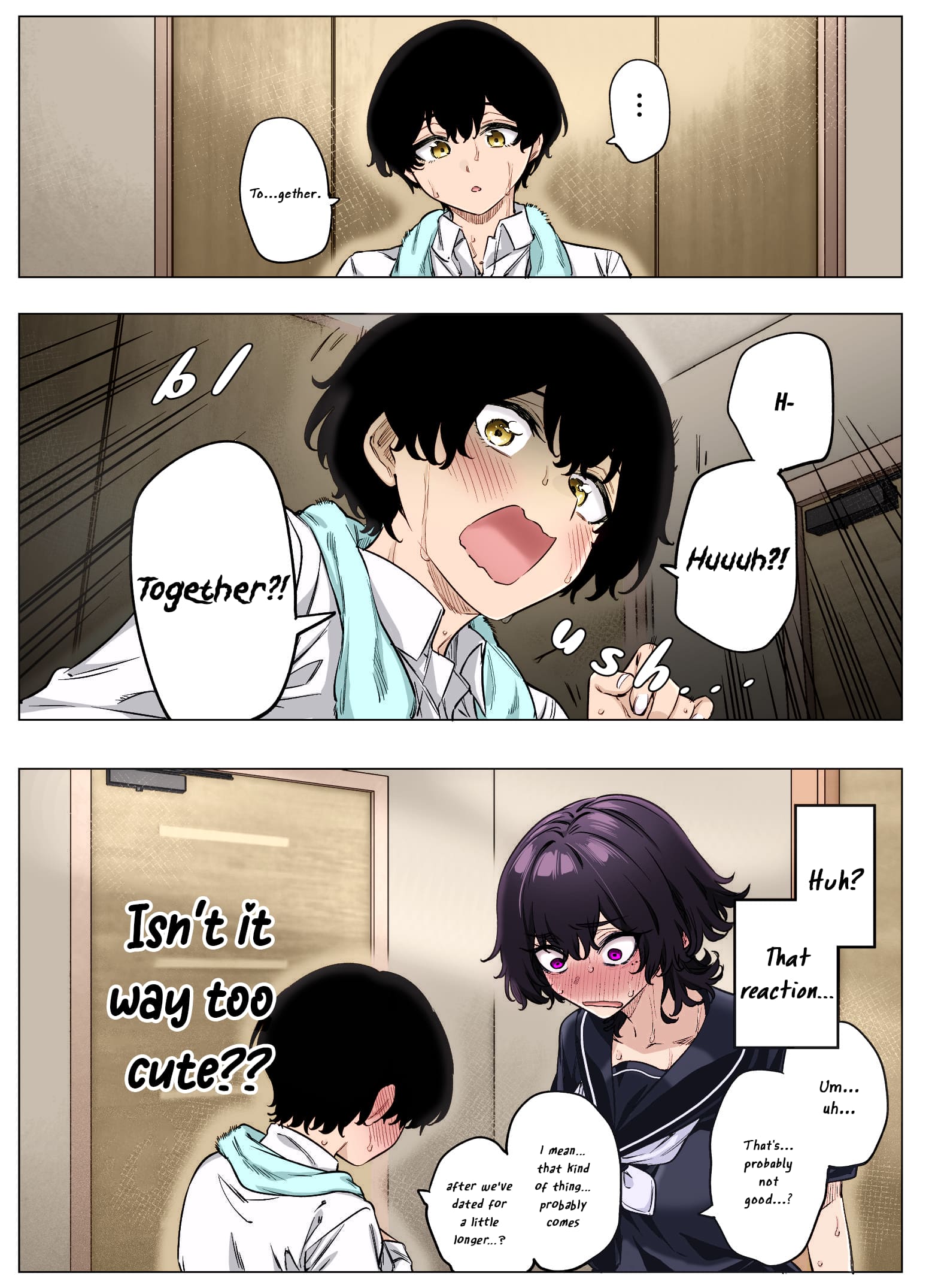 I Thought She Was a Yandere, but Apparently She's Even Worse (Colored)
