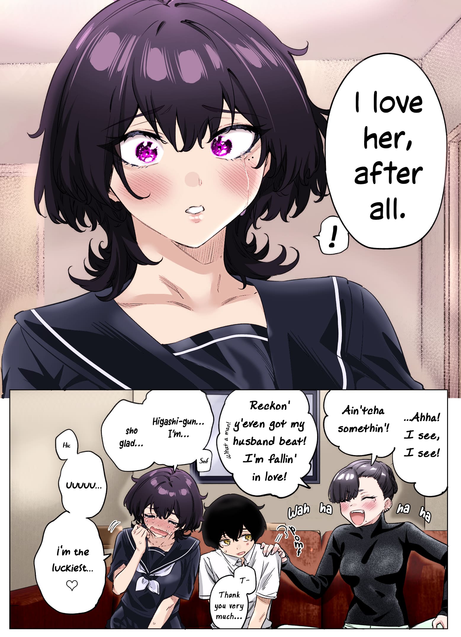 I Thought She Was a Yandere, but Apparently She's Even Worse (Colored)