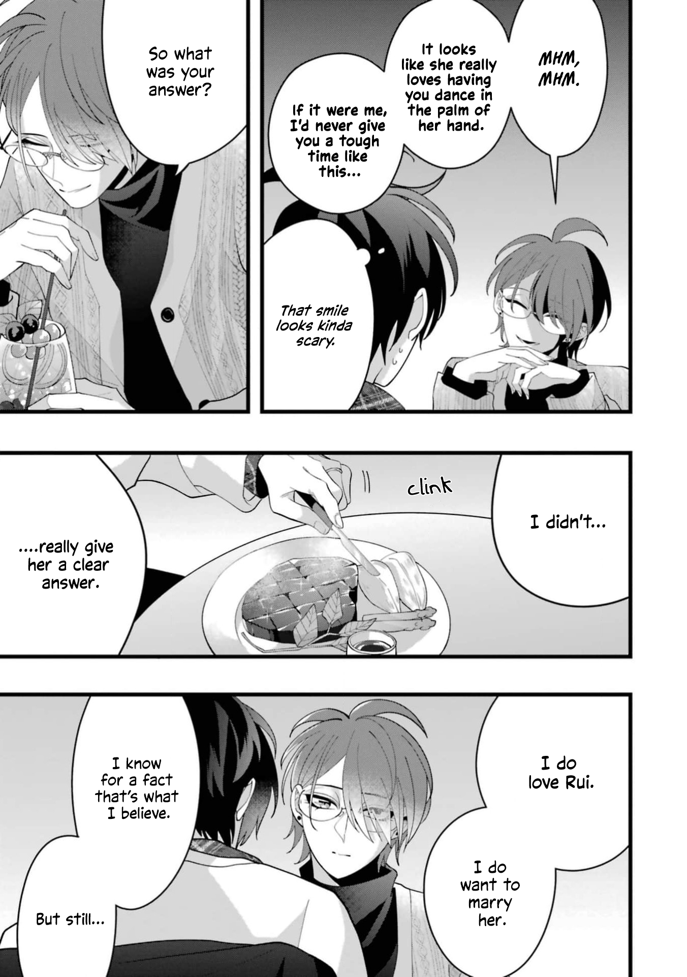 Kekkon shiyou. Rikon zentei de.