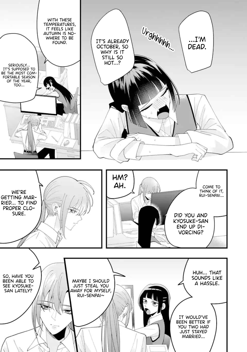 Kekkon shiyou. Rikon zentei de.