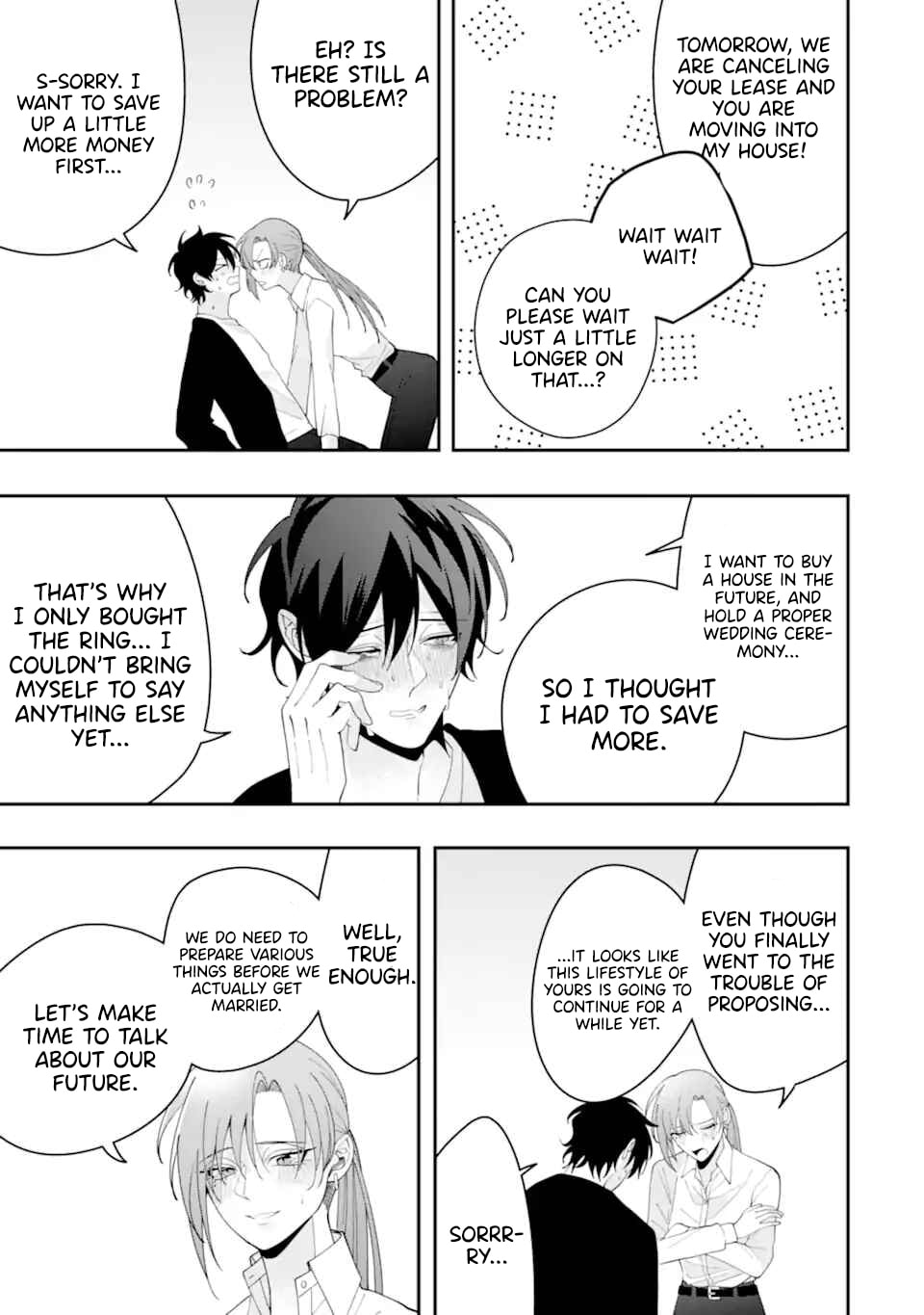 Kekkon shiyou. Rikon zentei de.