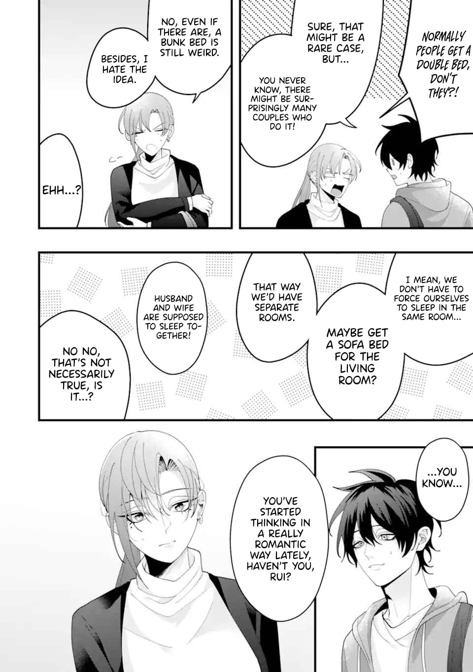 Kekkon shiyou. Rikon zentei de.