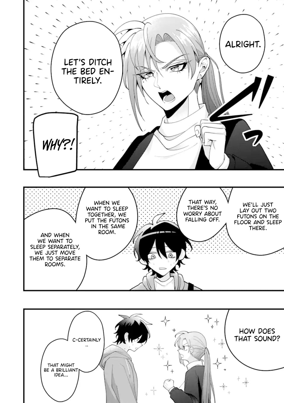 Kekkon shiyou. Rikon zentei de.