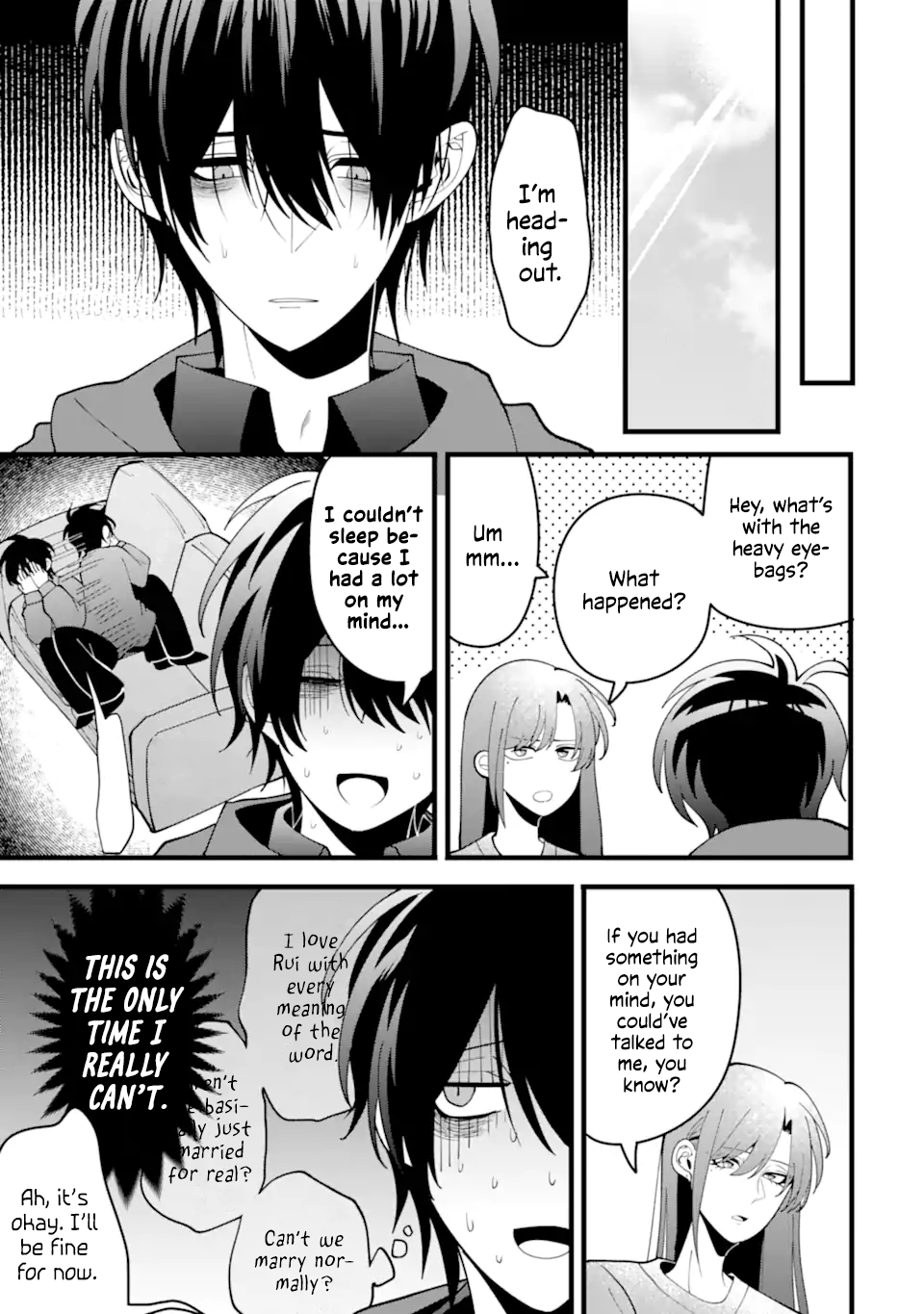 Kekkon shiyou. Rikon zentei de.