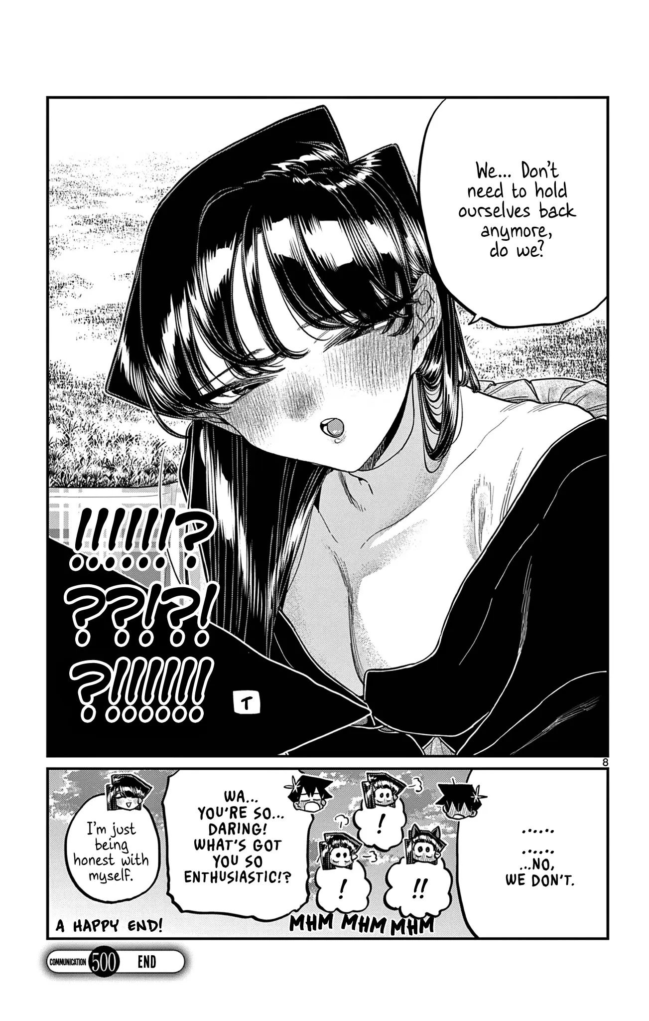 Komi-san wa Komyushou Desu — Chapter 500 END — Page 8