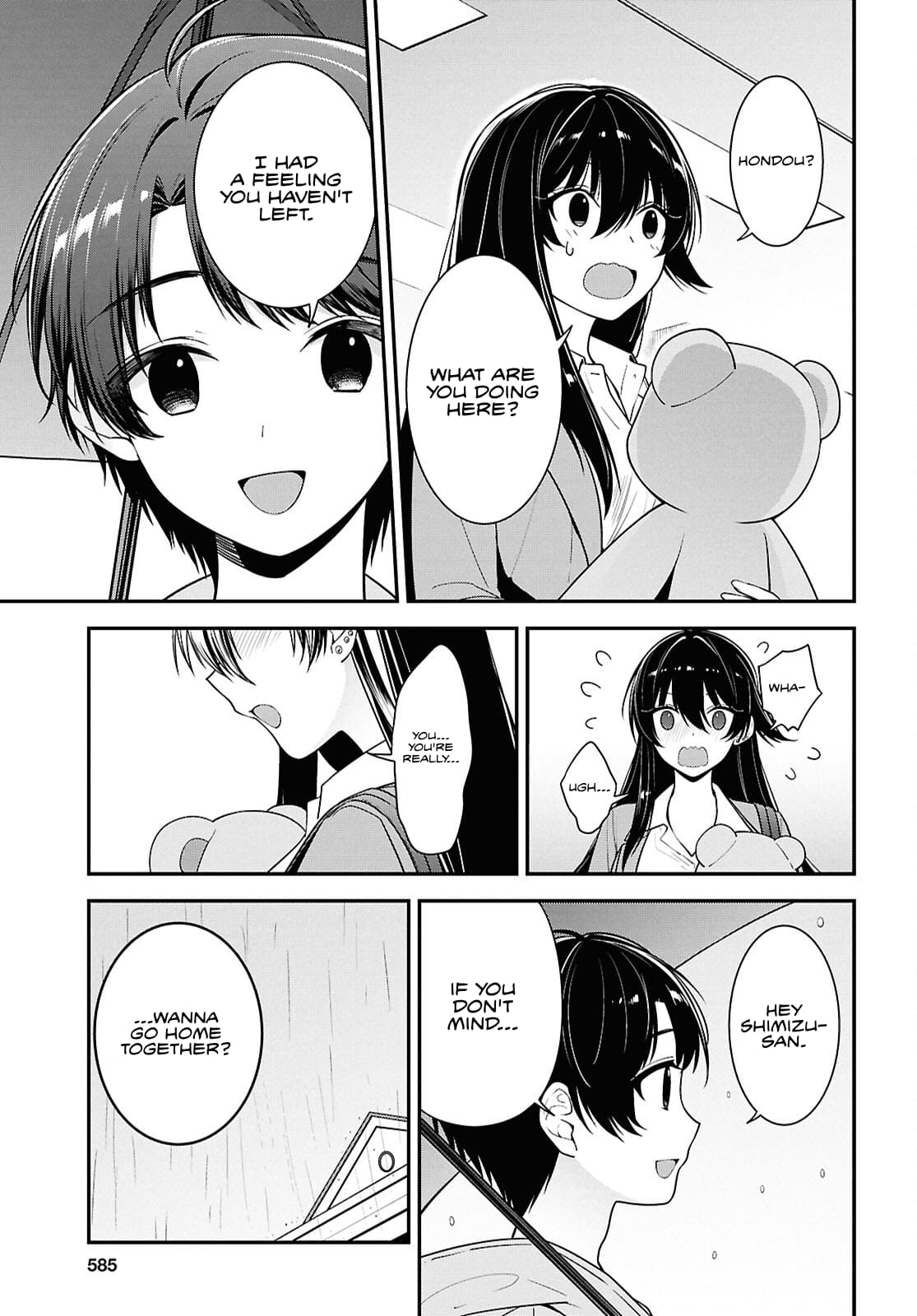 Tonari no Seki no Yankee Shimizu-san ga Kami o Kuroku Sometekita