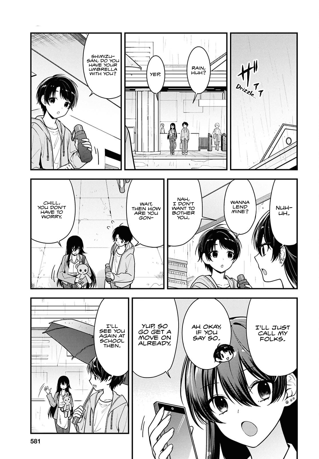 Tonari no Seki no Yankee Shimizu-san ga Kami o Kuroku Sometekita