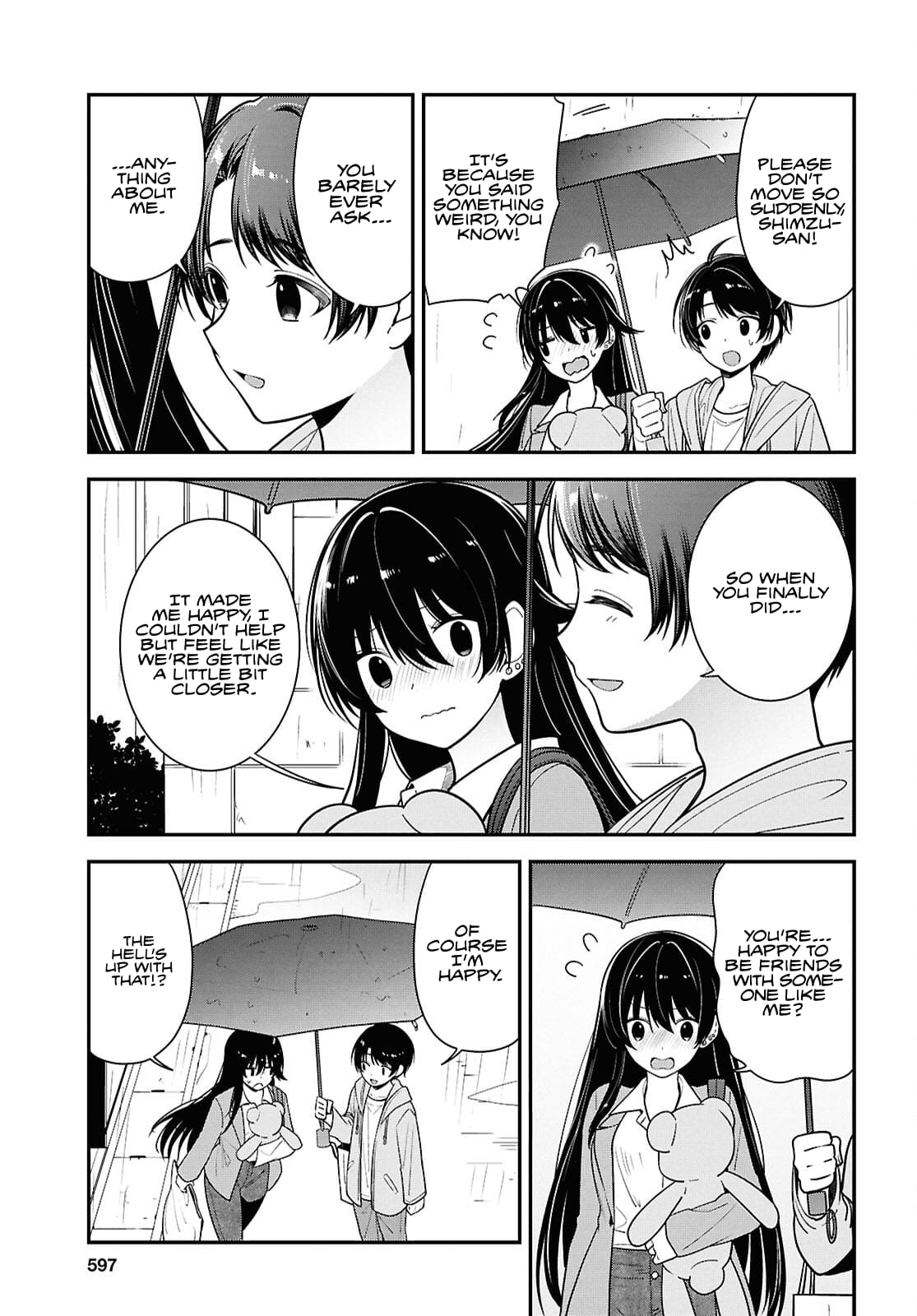 Tonari no Seki no Yankee Shimizu-san ga Kami o Kuroku Sometekita