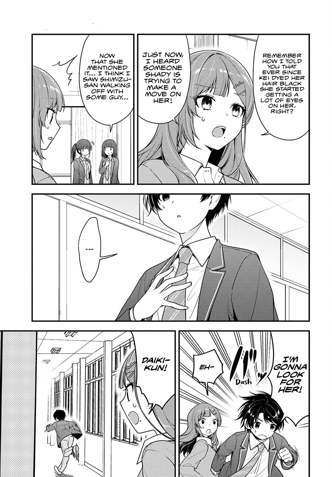 Tonari no Seki no Yankee Shimizu-san ga Kami o Kuroku Sometekita