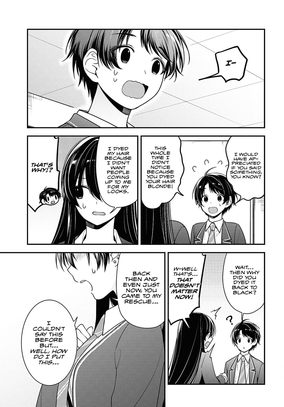 Tonari no Seki no Yankee Shimizu-san ga Kami o Kuroku Sometekita