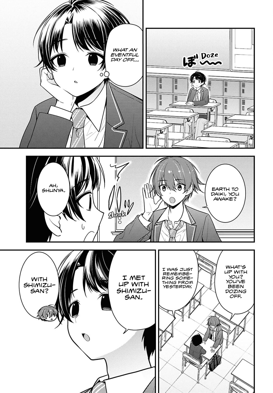 Tonari no Seki no Yankee Shimizu-san ga Kami o Kuroku Sometekita