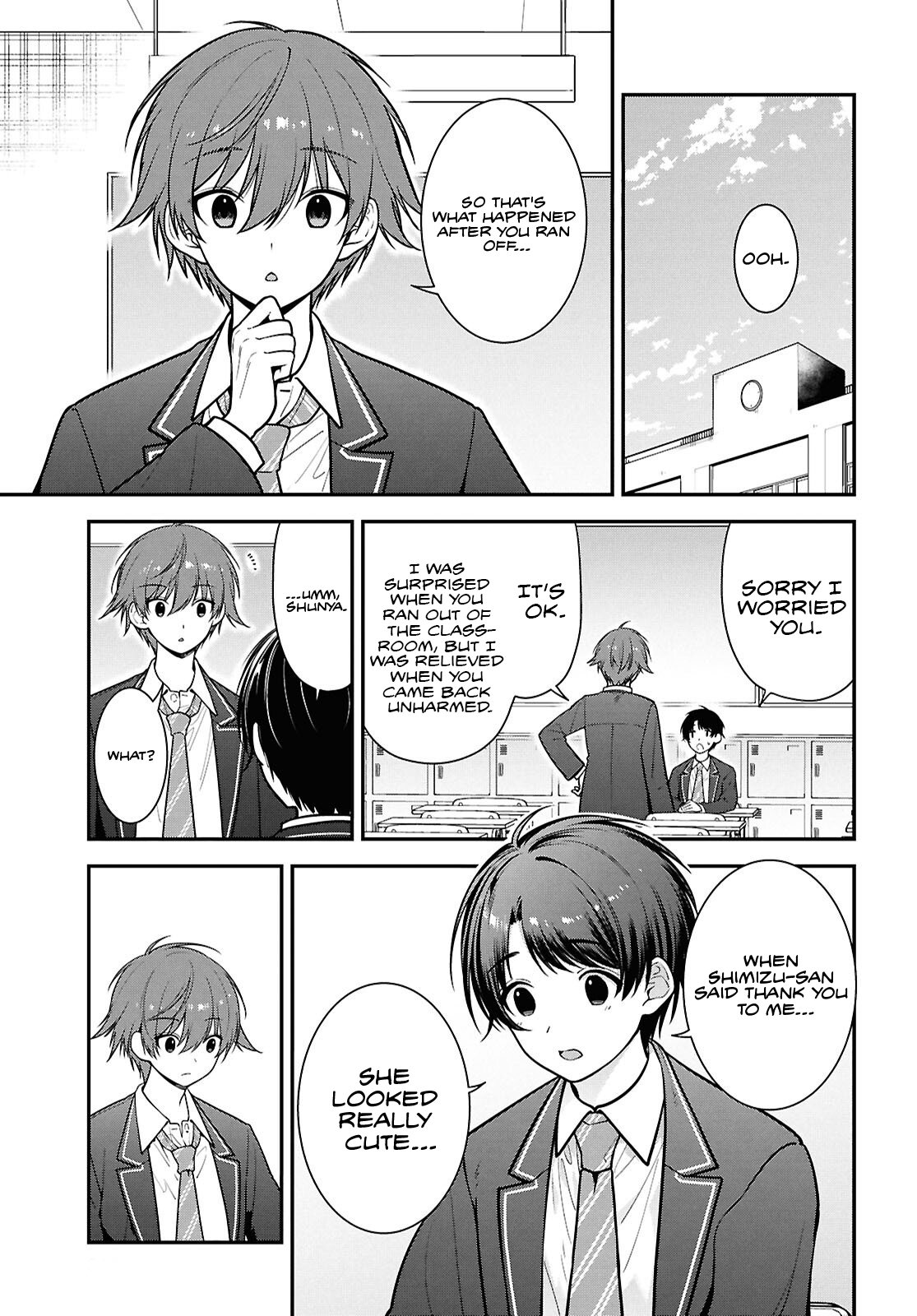 Tonari no Seki no Yankee Shimizu-san ga Kami o Kuroku Sometekita