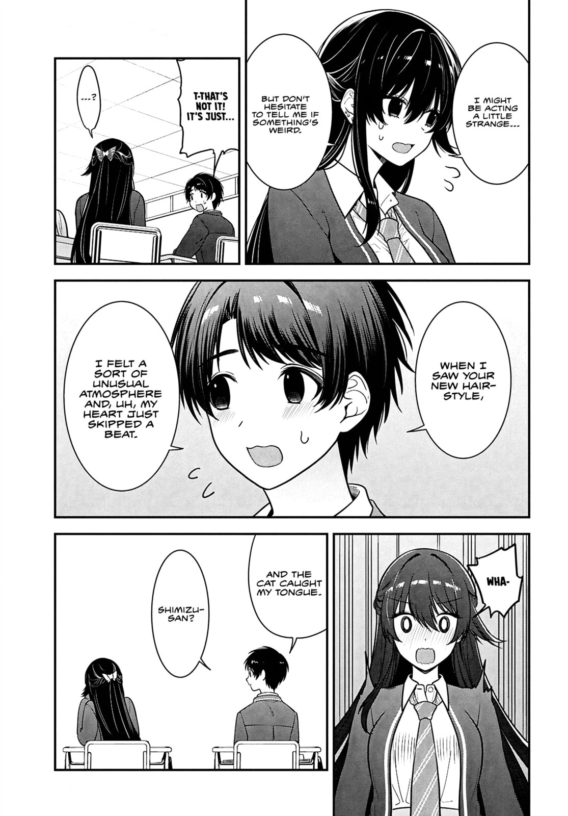 Tonari no Seki no Yankee Shimizu-san ga Kami o Kuroku Sometekita