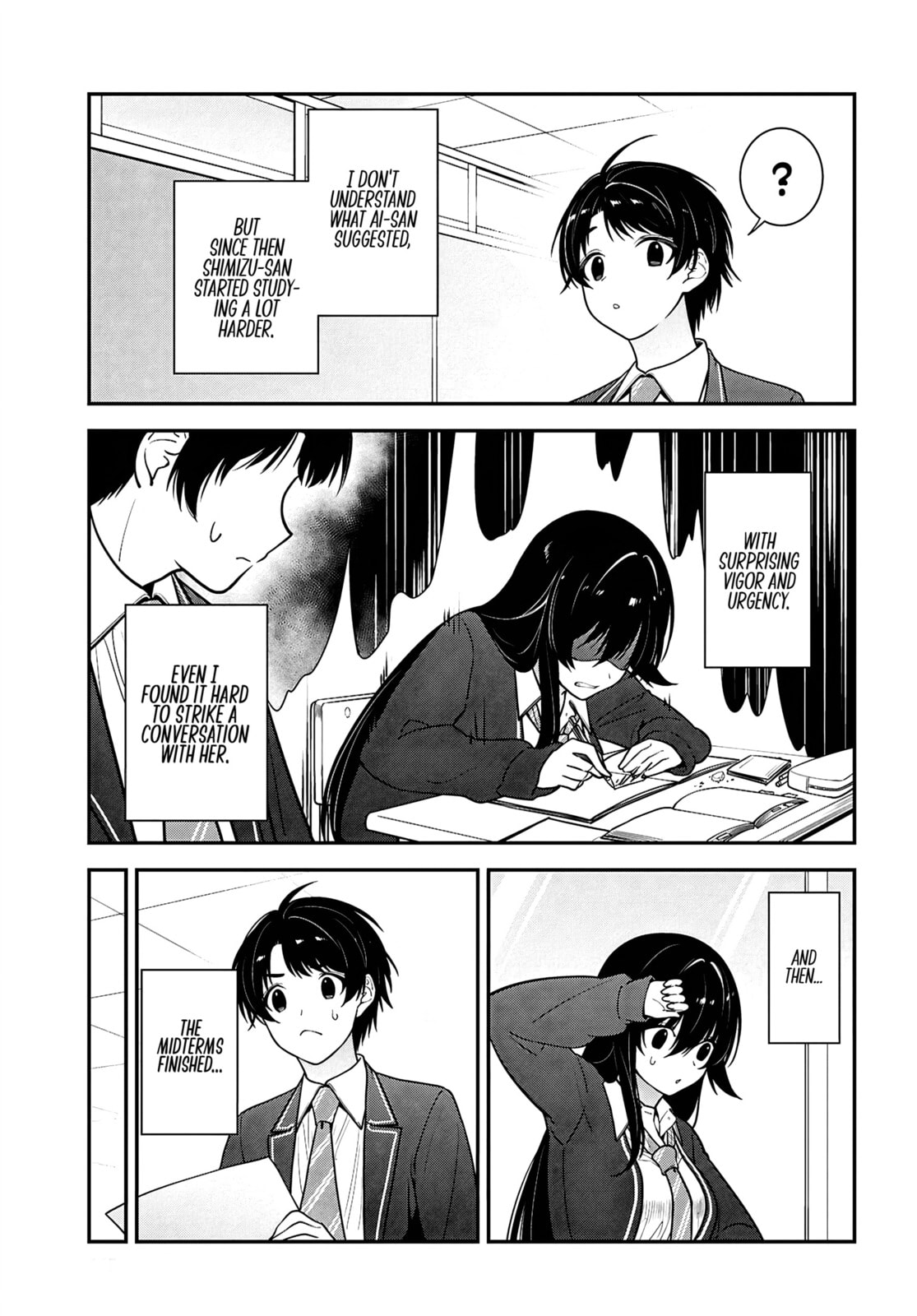 Tonari no Seki no Yankee Shimizu-san ga Kami o Kuroku Sometekita