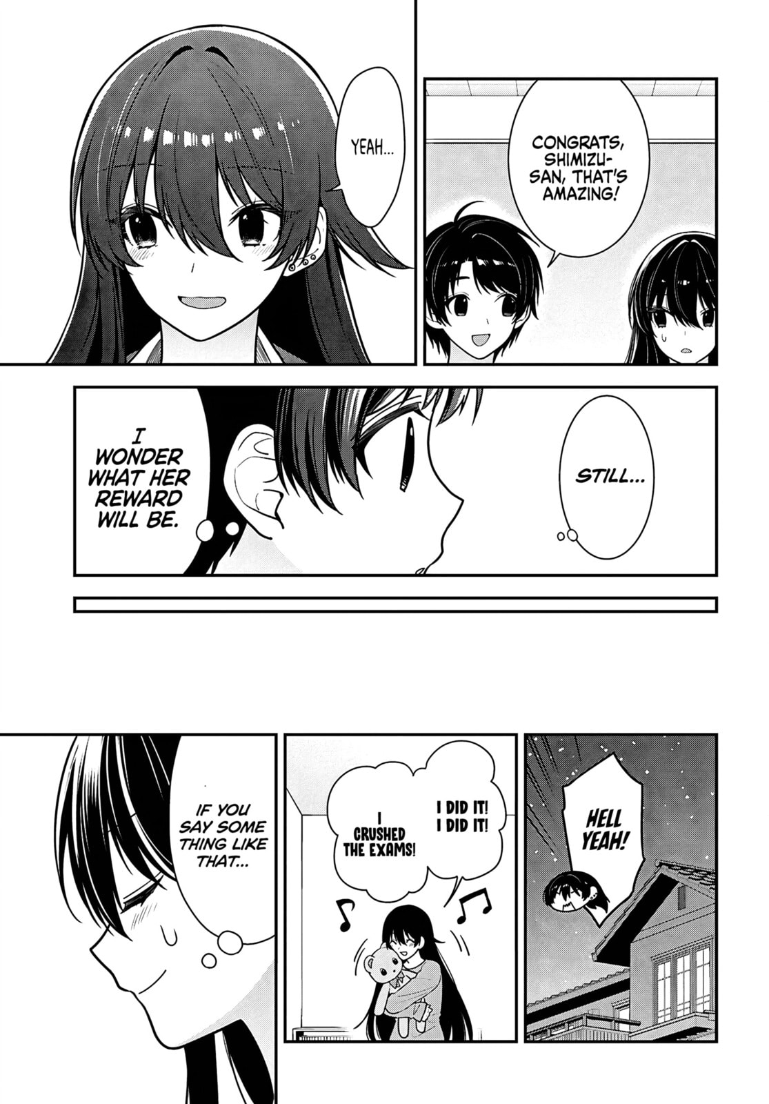 Tonari no Seki no Yankee Shimizu-san ga Kami o Kuroku Sometekita