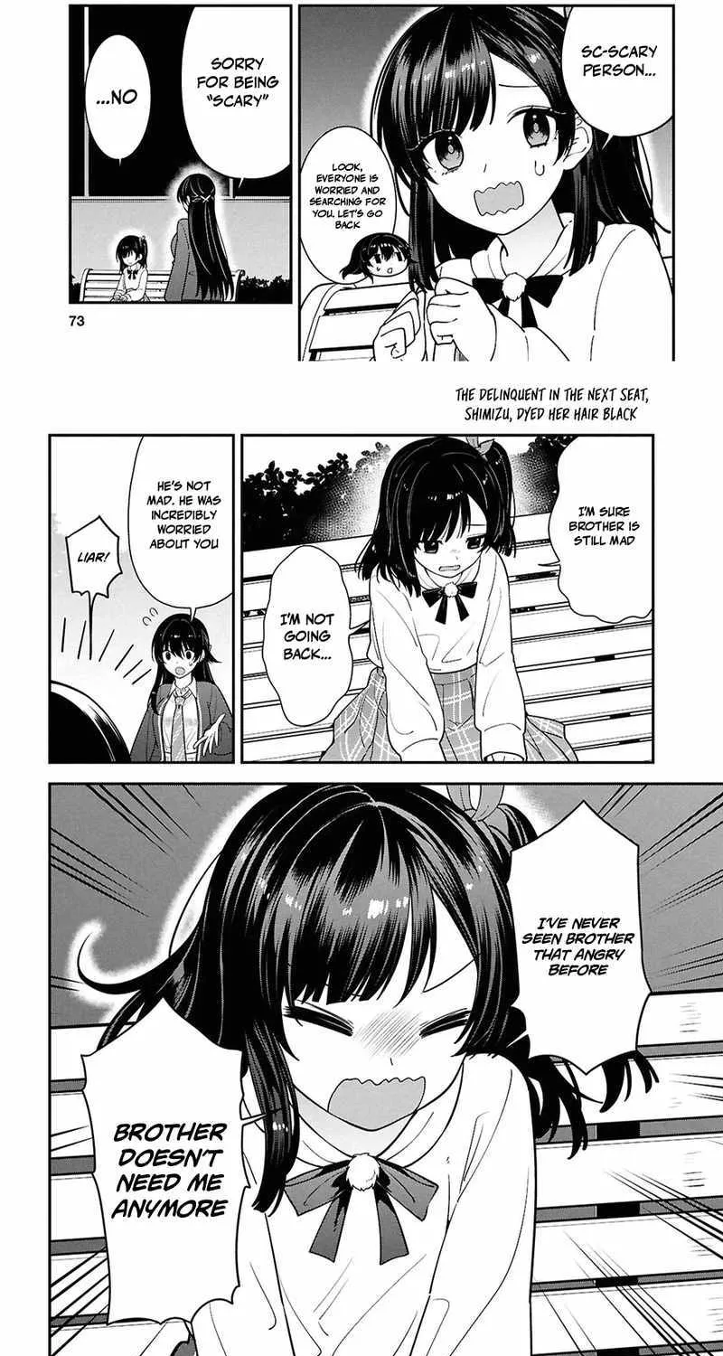 Tonari no Seki no Yankee Shimizu-san ga Kami o Kuroku Sometekita