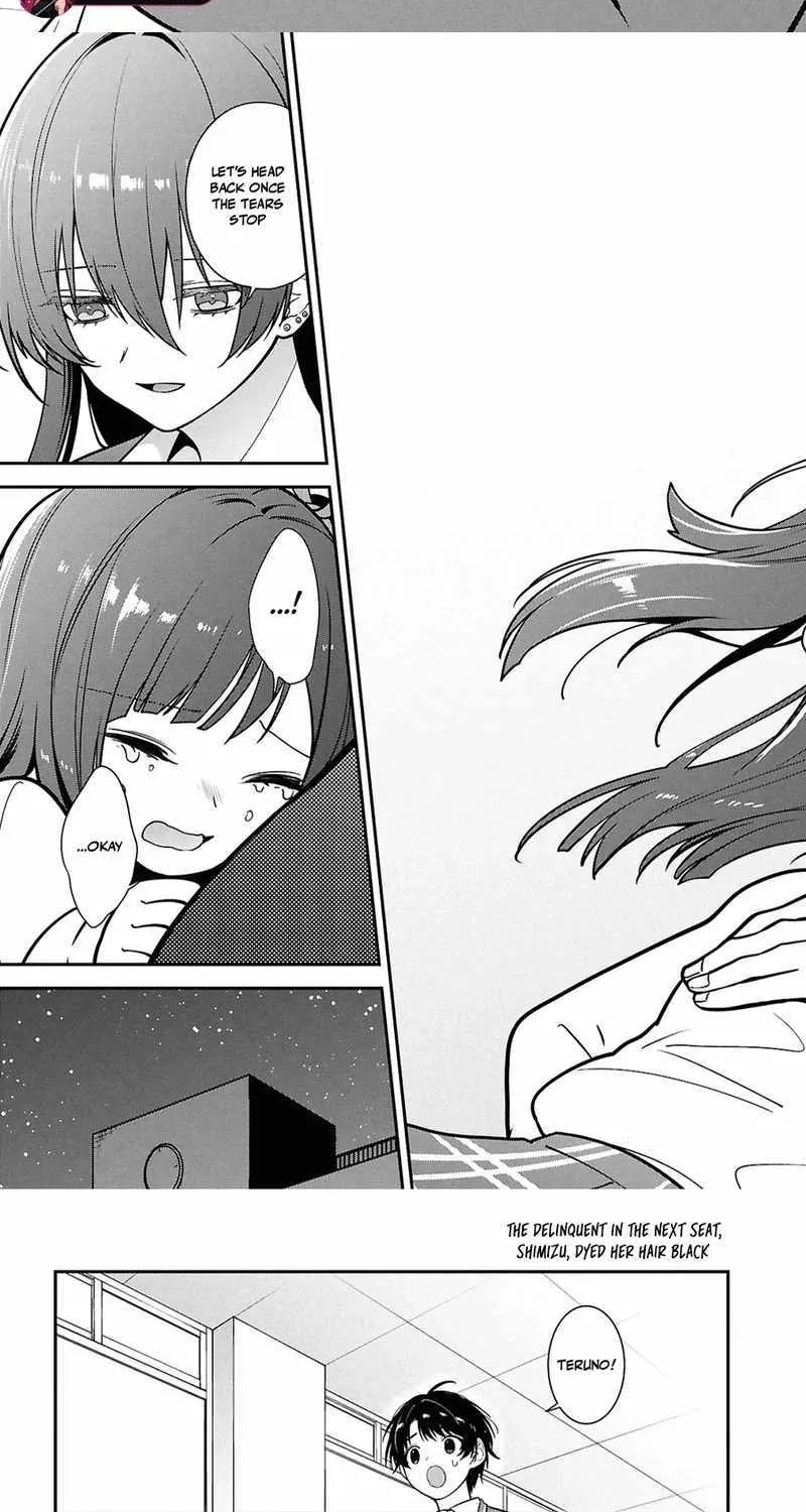 Tonari no Seki no Yankee Shimizu-san ga Kami o Kuroku Sometekita