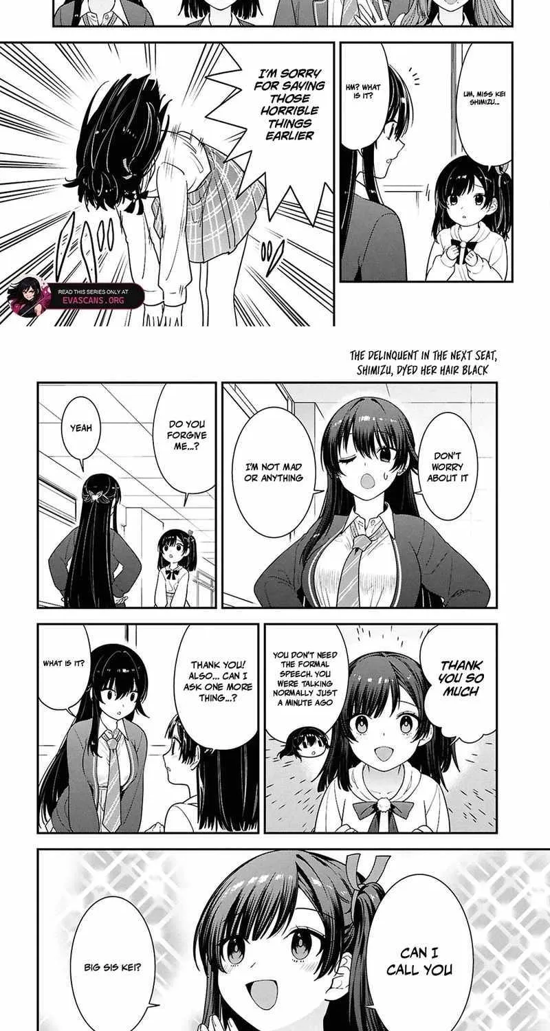 Tonari no Seki no Yankee Shimizu-san ga Kami o Kuroku Sometekita