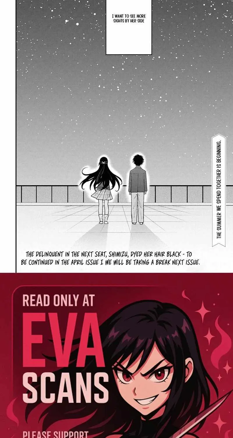 Tonari no Seki no Yankee Shimizu-san ga Kami o Kuroku Sometekita