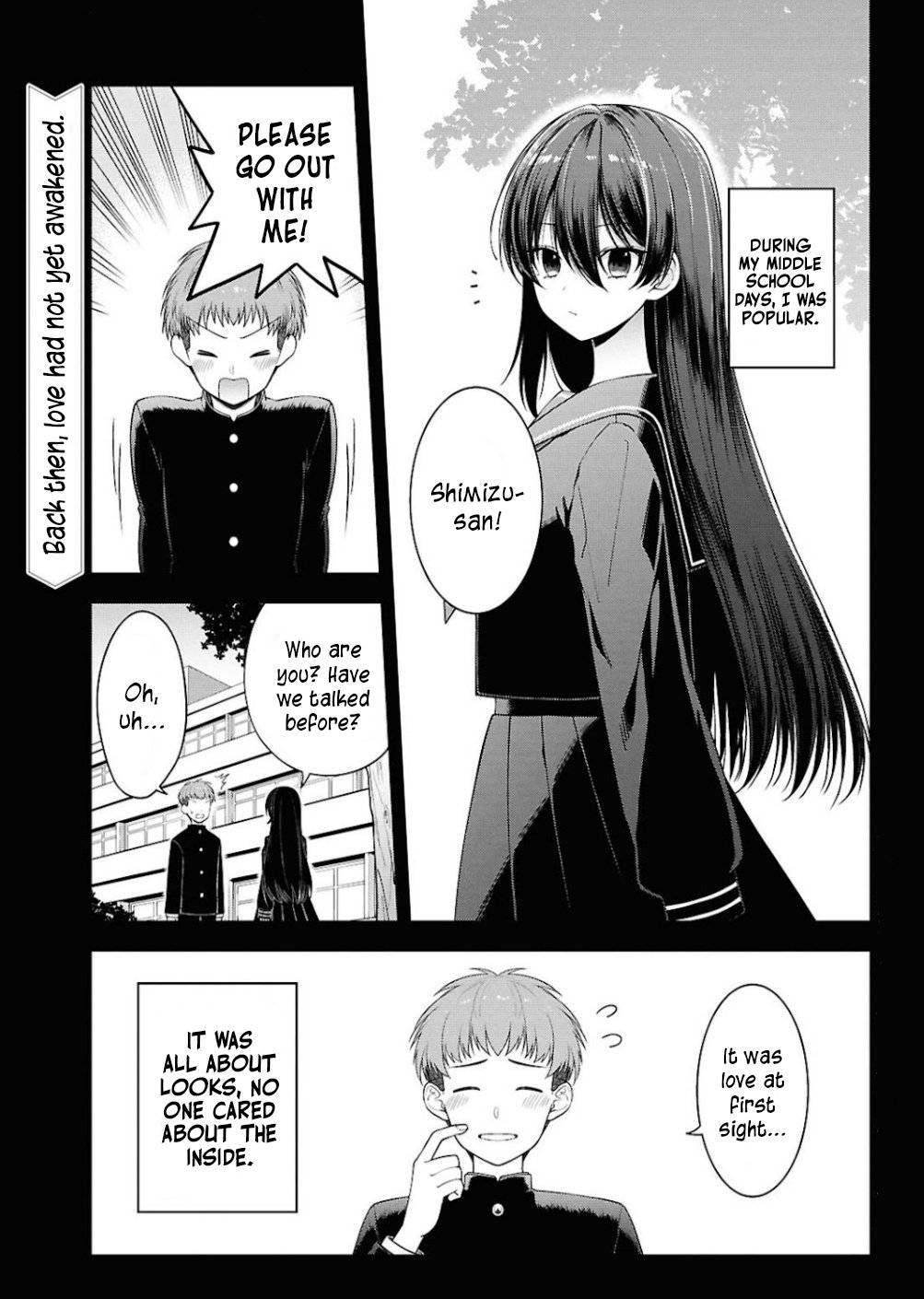 Tonari no Seki no Yankee Shimizu-san ga Kami o Kuroku Sometekita