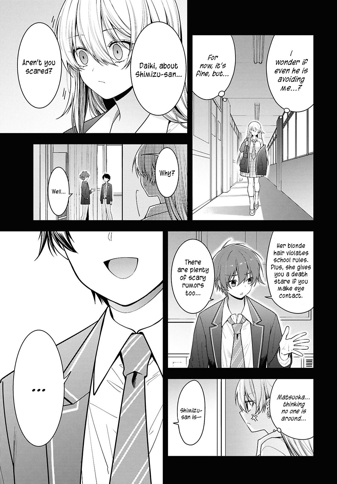 Tonari no Seki no Yankee Shimizu-san ga Kami o Kuroku Sometekita