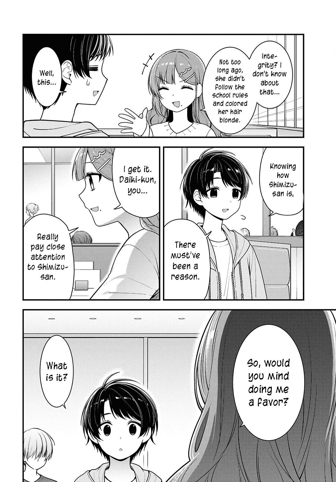 Tonari no Seki no Yankee Shimizu-san ga Kami o Kuroku Sometekita