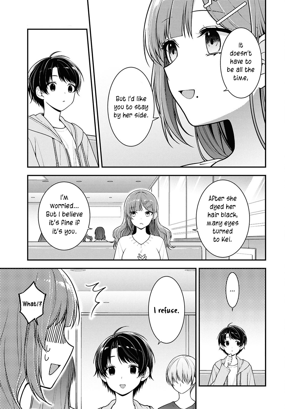 Tonari no Seki no Yankee Shimizu-san ga Kami o Kuroku Sometekita