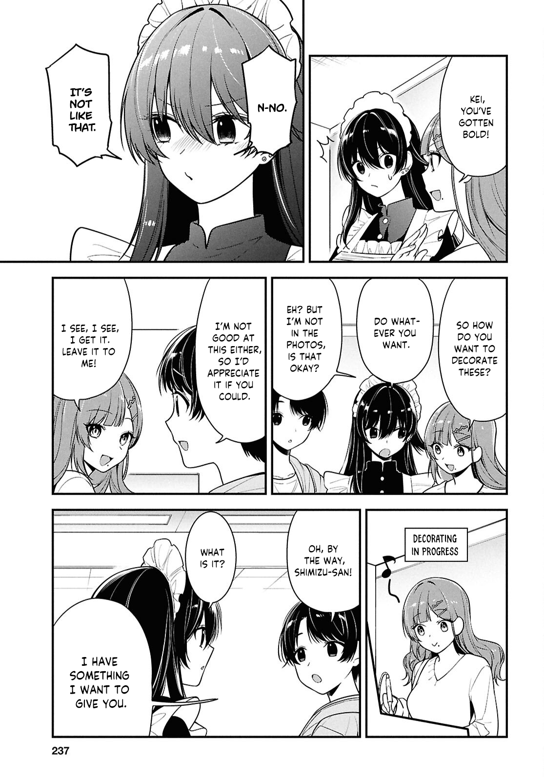 Tonari no Seki no Yankee Shimizu-san ga Kami o Kuroku Sometekita