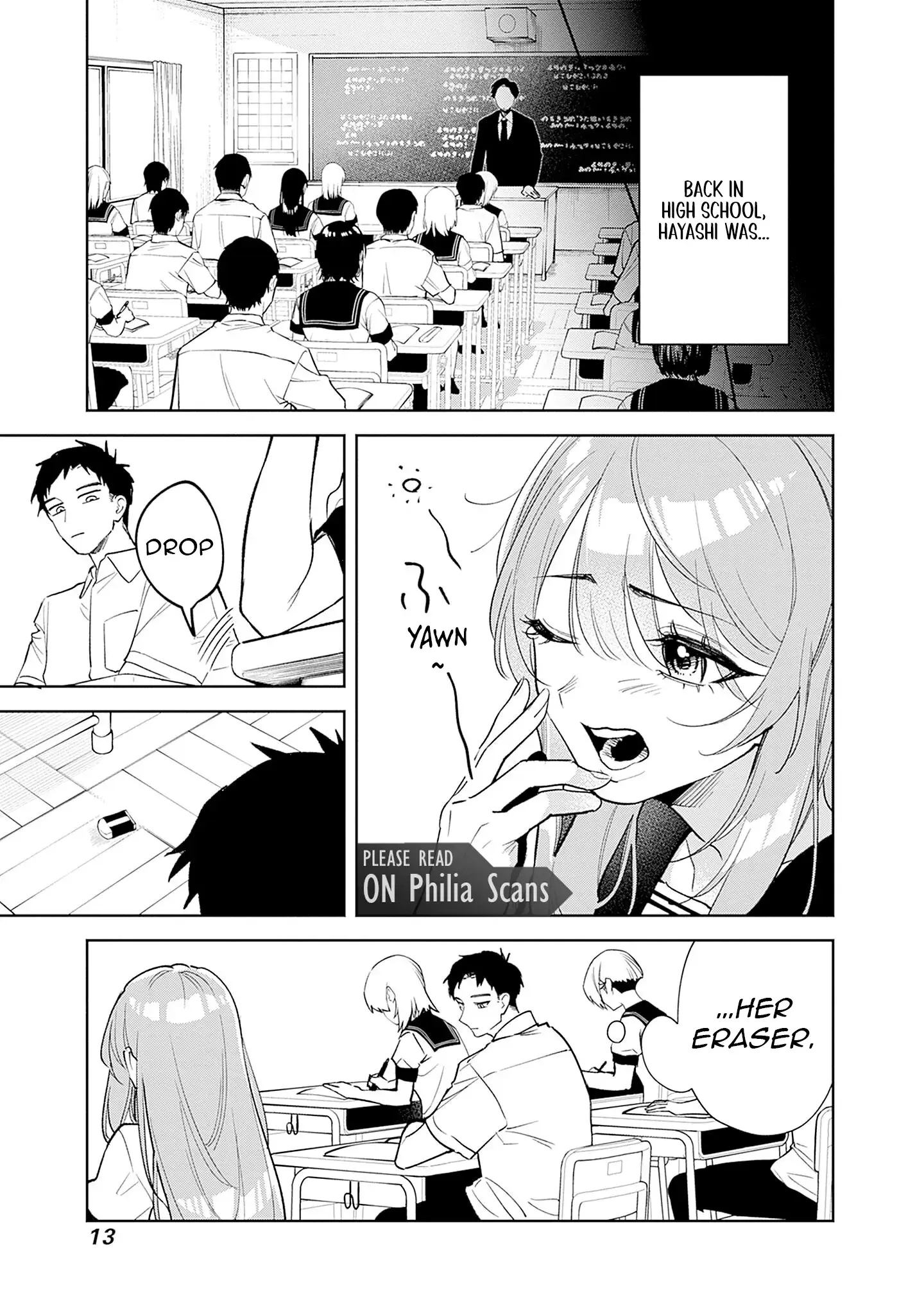 Living together with the queen from my high school days who was arrogant, surprisingly isn't that uncomfortable — Chapter 1 — Page 13