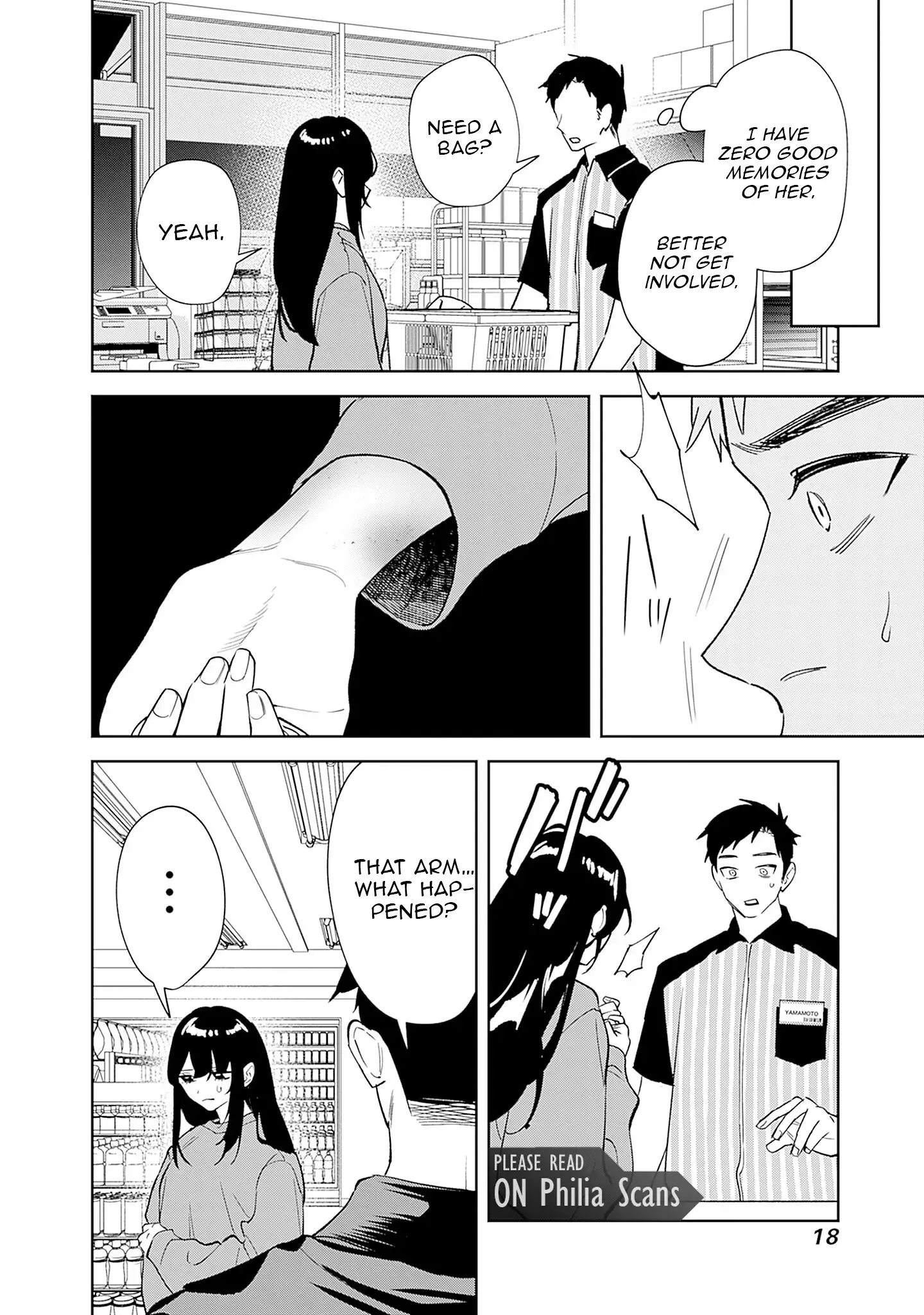 Living together with the queen from my high school days who was arrogant, surprisingly isn't that uncomfortable — Chapter 1 — Page 18