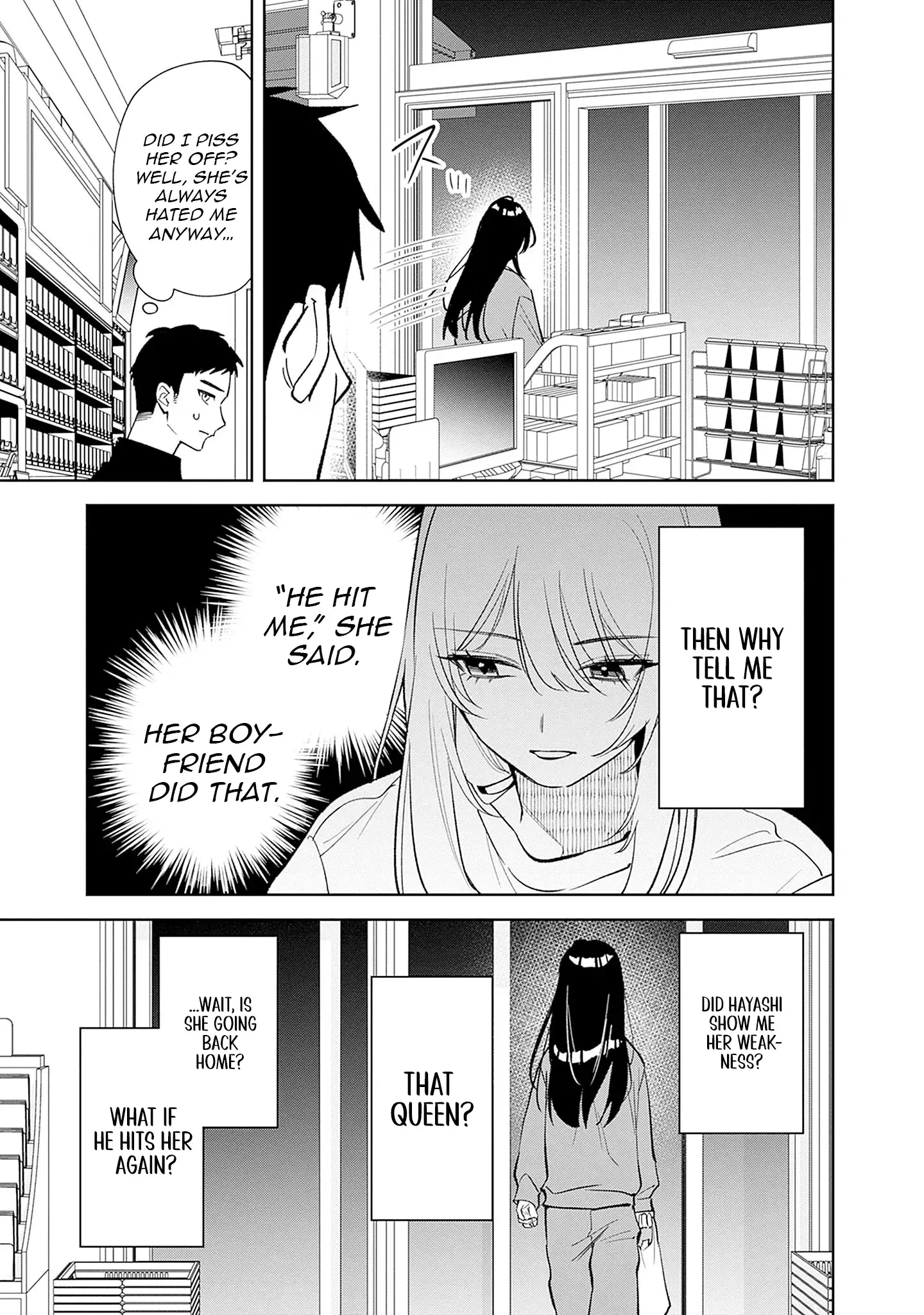 Living together with the queen from my high school days who was arrogant, surprisingly isn't that uncomfortable — Chapter 1 — Page 21
