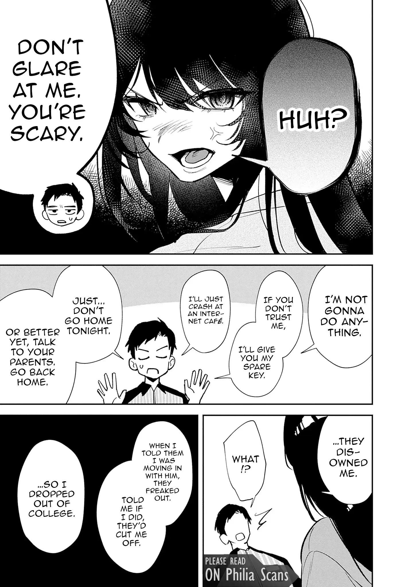 Living together with the queen from my high school days who was arrogant, surprisingly isn't that uncomfortable — Chapter 1 — Page 23