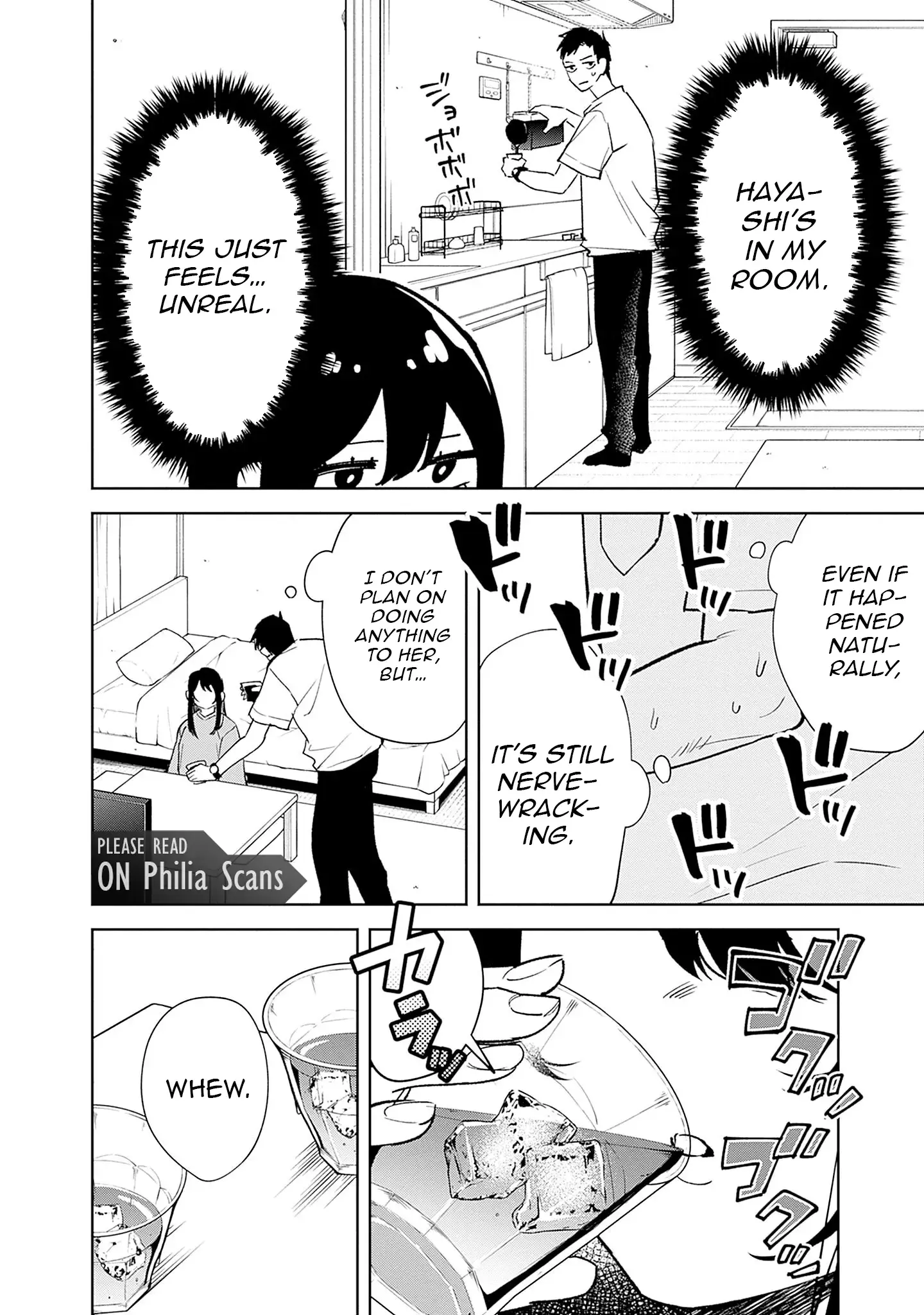 Living together with the queen from my high school days who was arrogant, surprisingly isn't that uncomfortable — Chapter 1 — Page 28