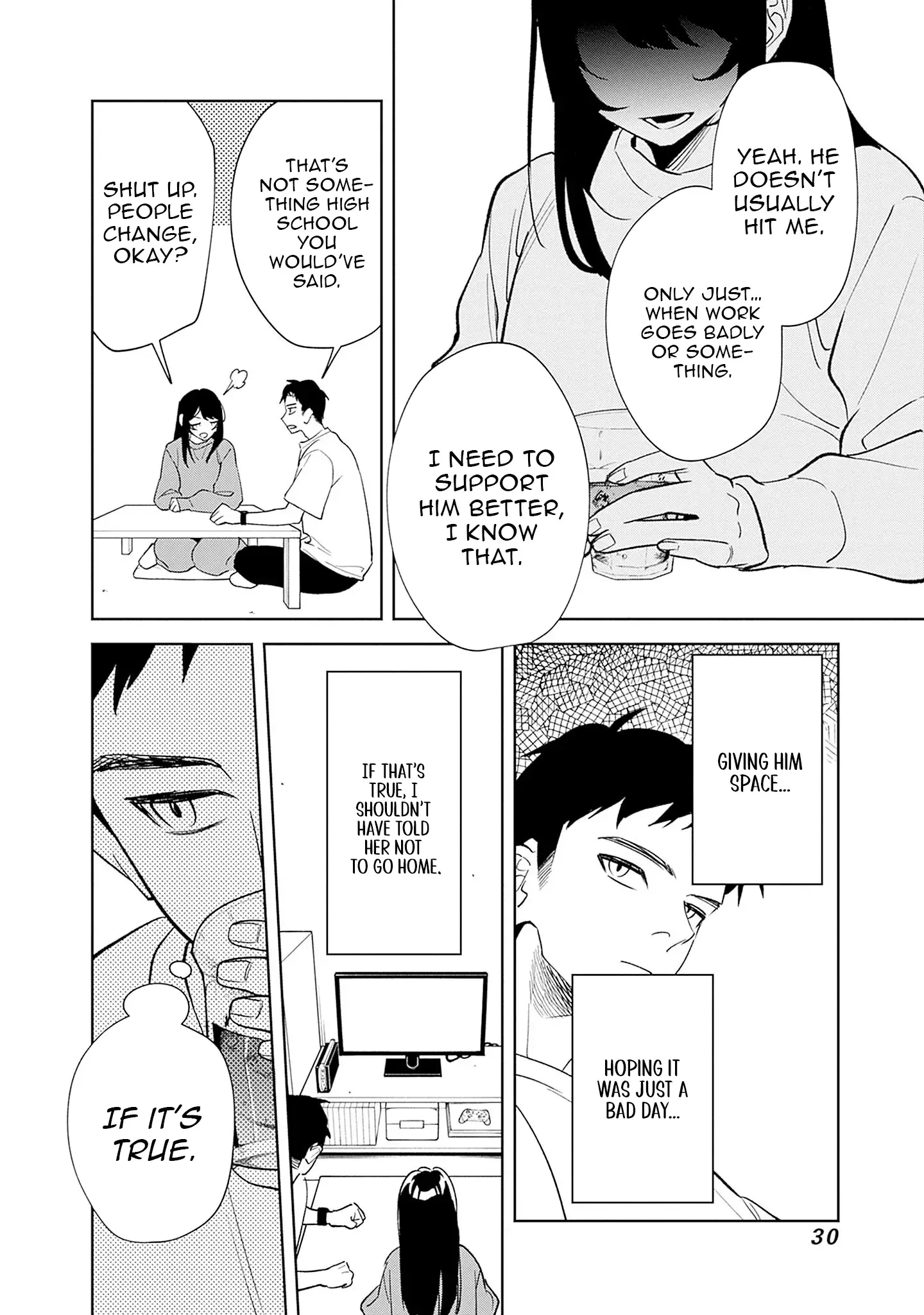 Living together with the queen from my high school days who was arrogant, surprisingly isn't that uncomfortable — Chapter 1 — Page 30