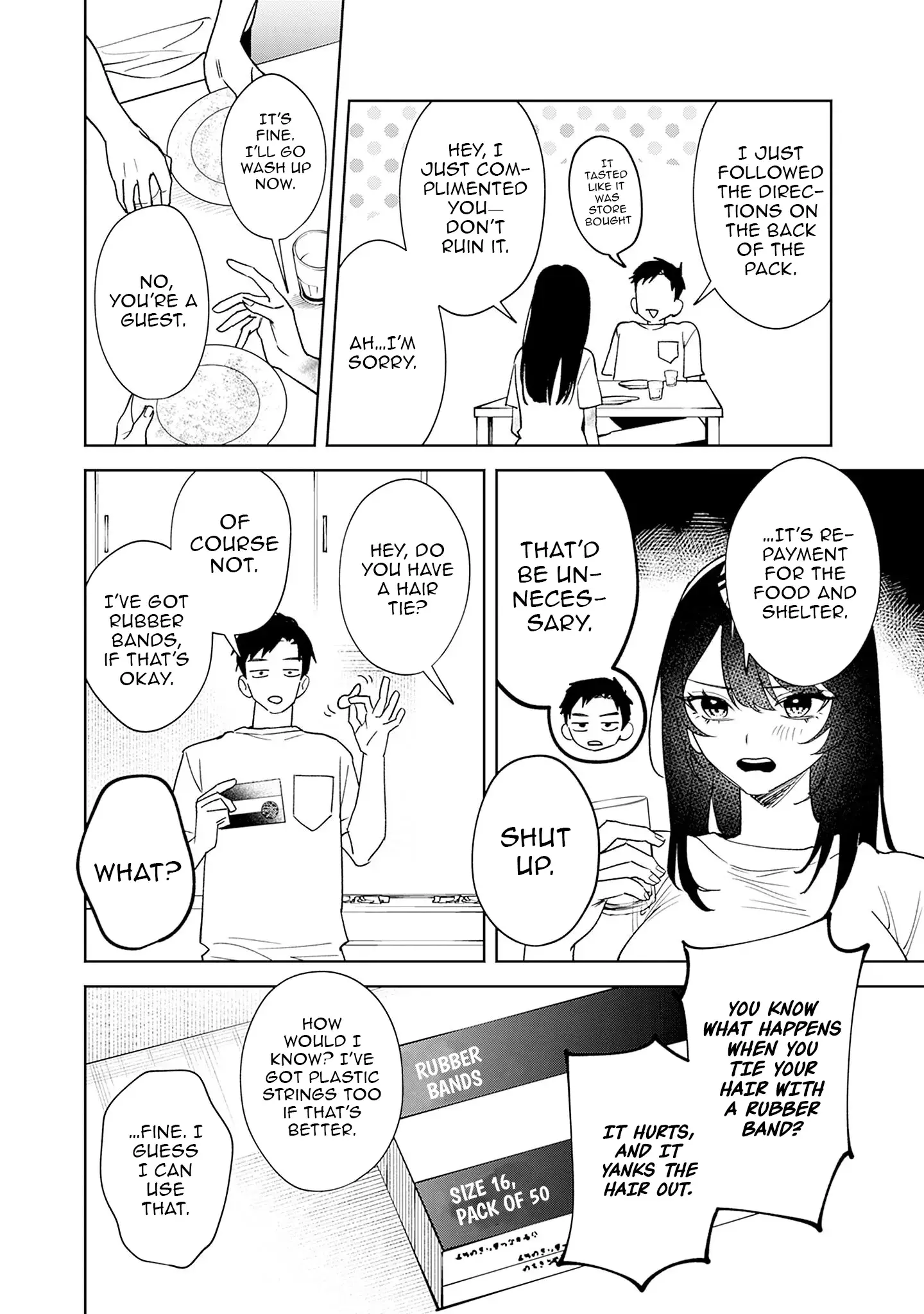 Living together with the queen from my high school days who was arrogant, surprisingly isn't that uncomfortable — Chapter 2 — Page 7