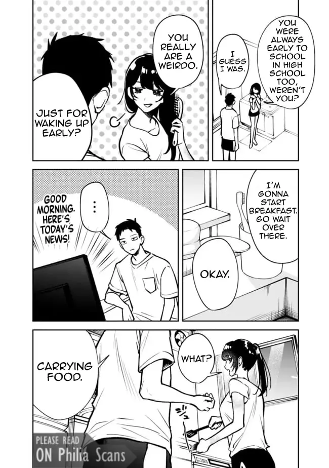 Living together with the queen from my high school days who was arrogant, surprisingly isn't that uncomfortable — Chapter 6 — Page 4