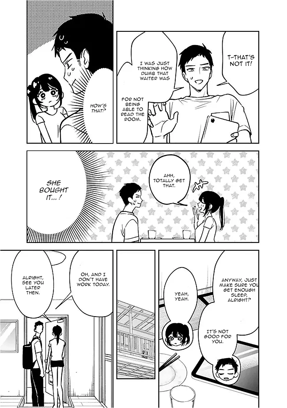 Living together with the queen from my high school days who was arrogant, surprisingly isn't that uncomfortable — Chapter 8 — Page 11