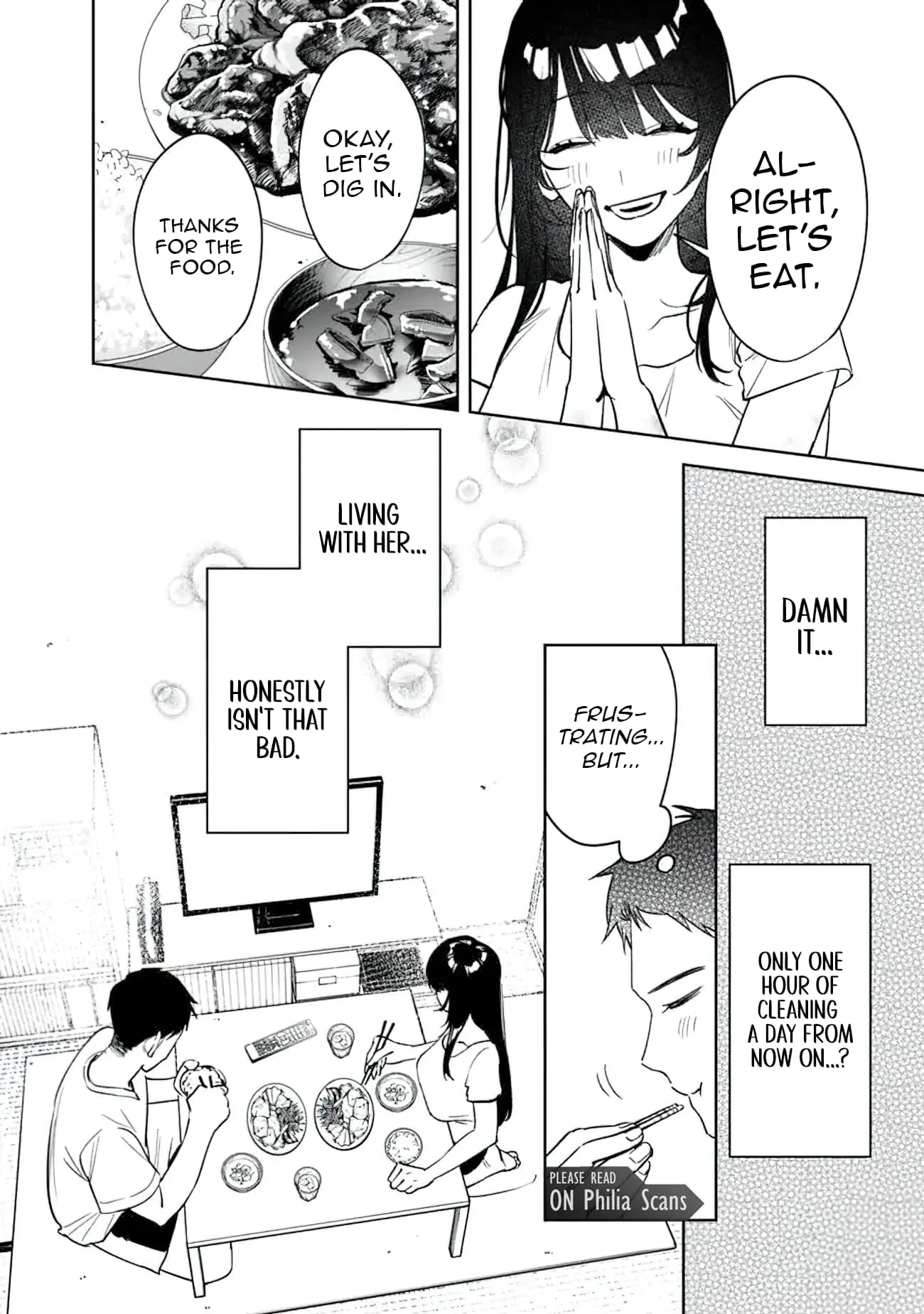 Living together with the queen from my high school days who was arrogant, surprisingly isn't that uncomfortable — Chapter 17 — Page 8