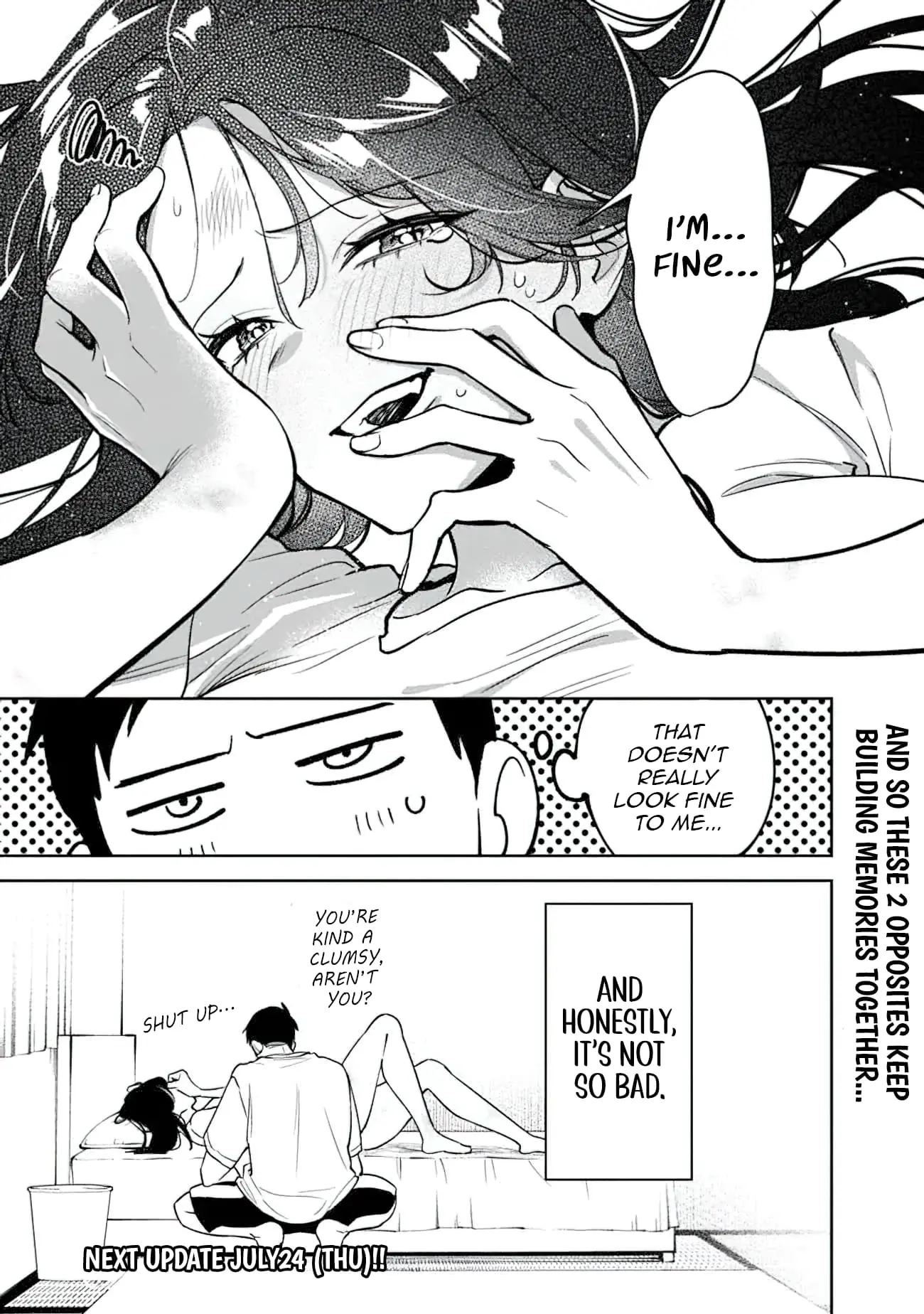 Living together with the queen from my high school days who was arrogant, surprisingly isn't that uncomfortable — Chapter 17 — Page 15