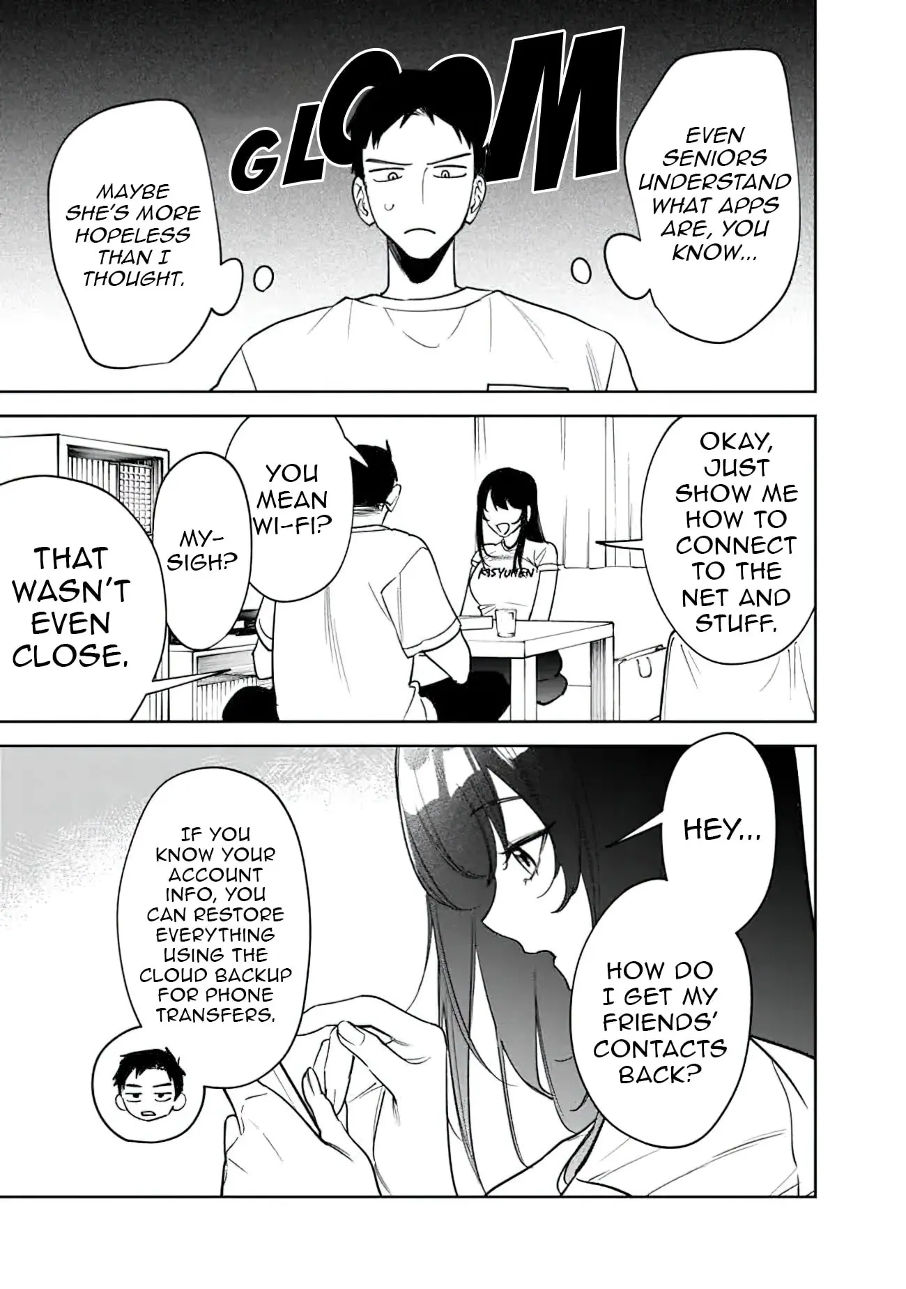 Living together with the queen from my high school days who was arrogant, surprisingly isn't that uncomfortable — Chapter 18 — Page 7