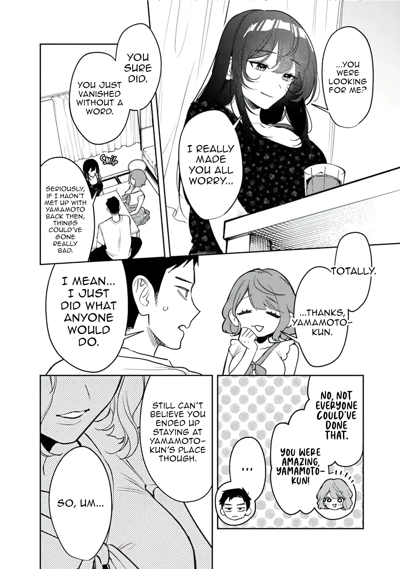 Living together with the queen from my high school days who was arrogant, surprisingly isn't that uncomfortable — Chapter 19 — Page 12