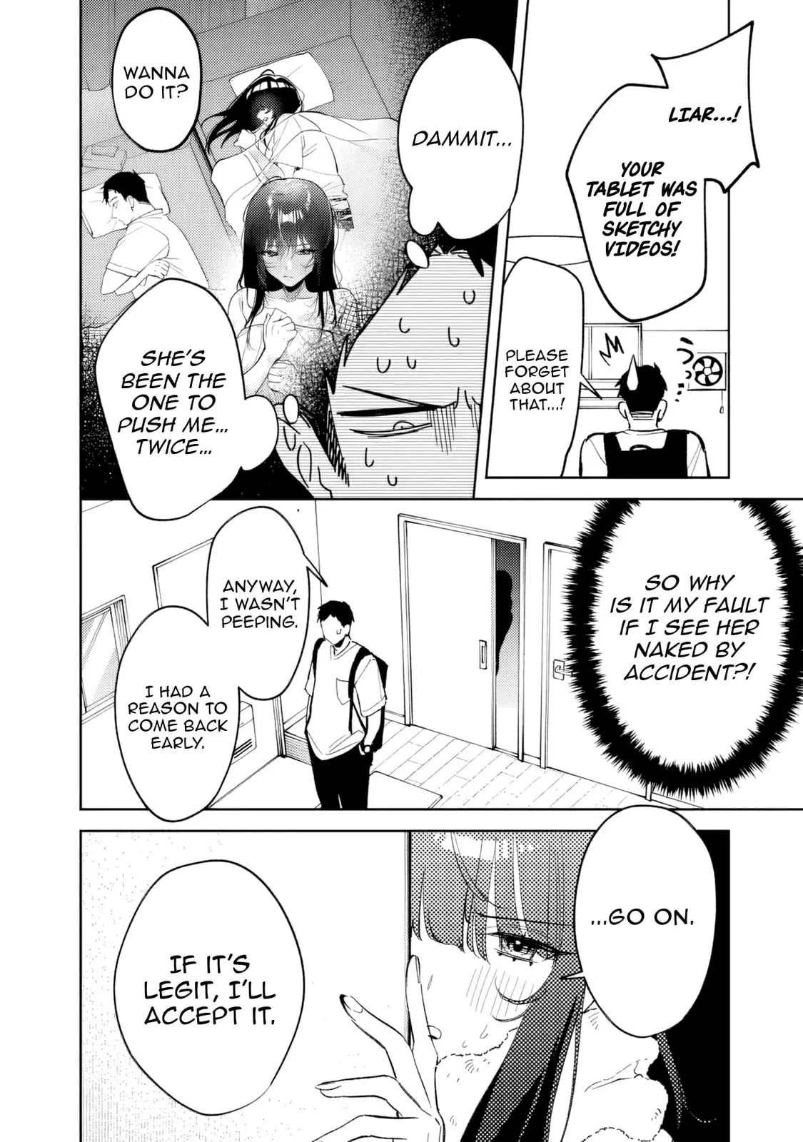 Living together with the queen from my high school days who was arrogant, surprisingly isn't that uncomfortable — Chapter 24 — Page 8