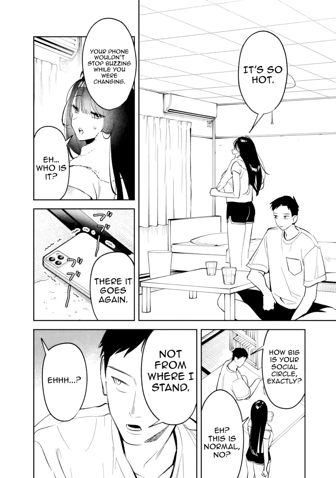 Living together with the queen from my high school days who was arrogant, surprisingly isn't that uncomfortable — Chapter 24 — Page 10