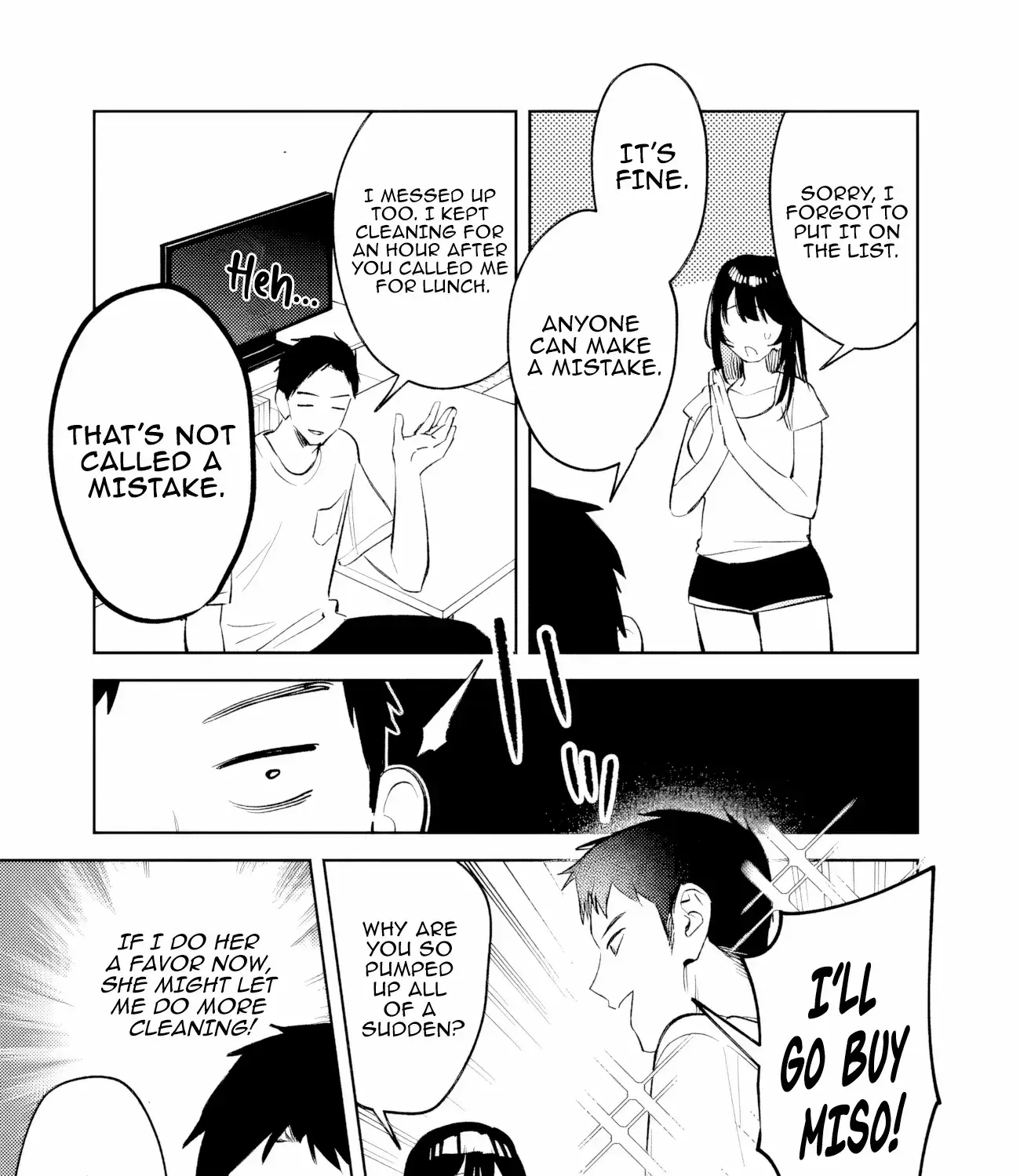Living together with the queen from my high school days who was arrogant, surprisingly isn't that uncomfortable — Chapter 25 — Page 9